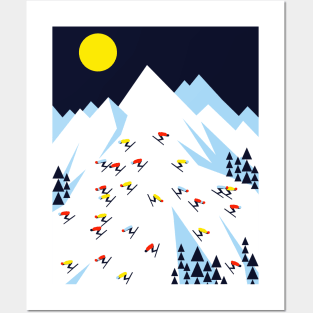 THE MOUNTAINS. NIGHT. Posters and Art